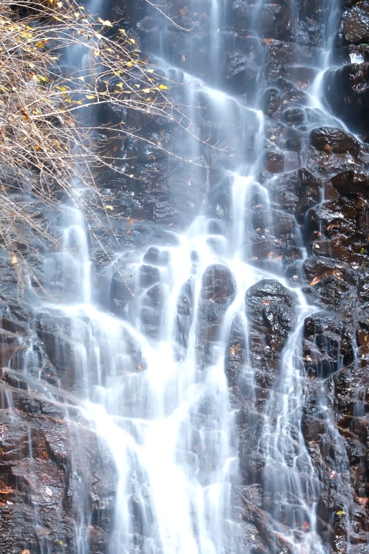 Cascading Mist Through Ancient Stone